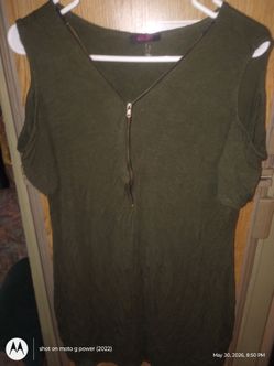 KRUSH Army Size Small Dress