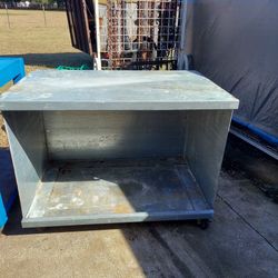 Galvanized  Sterl Work Bench.