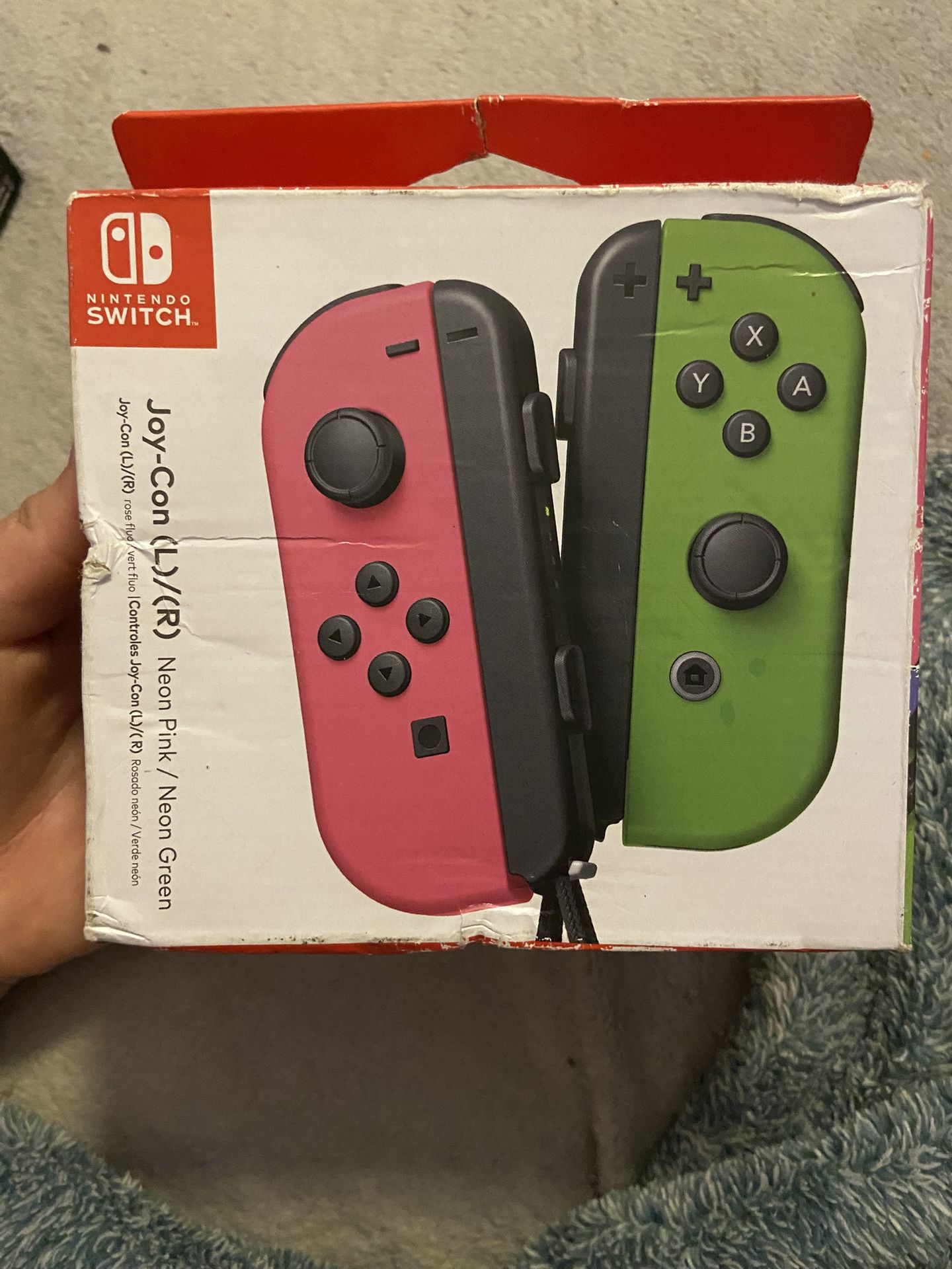 Joy-Con Color Neon Pink/Neon Green