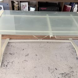 Glass Top Desk