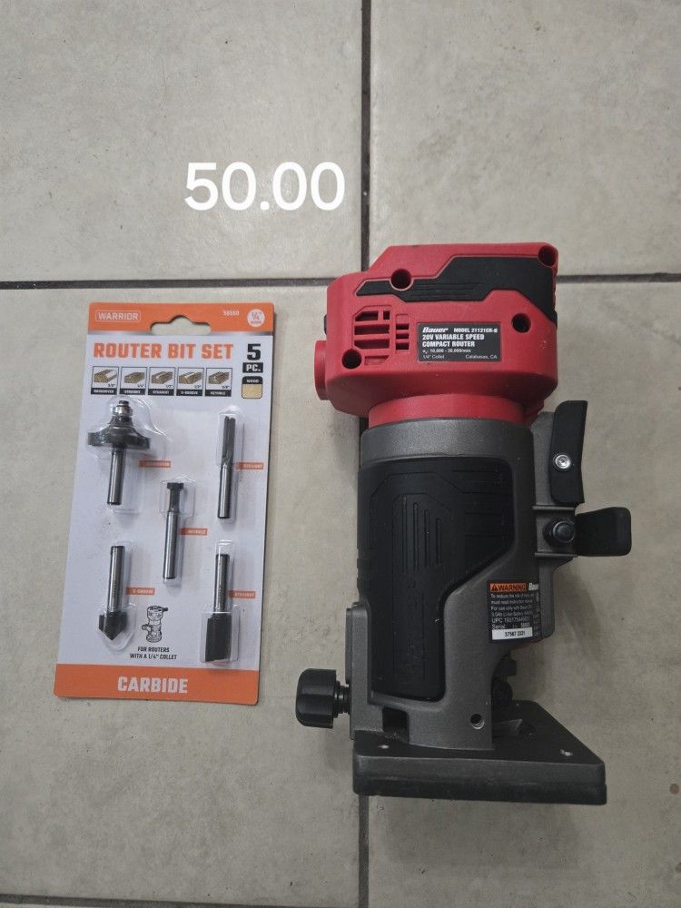 20V Brushless Router (Tool Only)