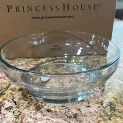 Princess House Set De 2 Bowls  8 Pulgadas De Ancho Para Servir Ensalada O Fruta