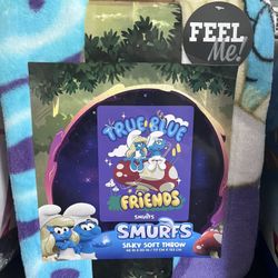 Smurfs Movie Blanket