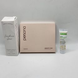 Persona Identity Two Palette/ Earth Harbor Cleansing Oil/ Goldfaden Facial Wash