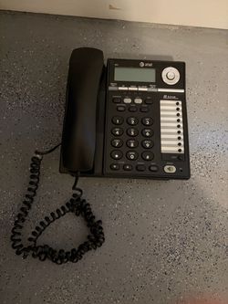 AT&T 993 2-Line Corded Phone with Caller ID and Speakerphone