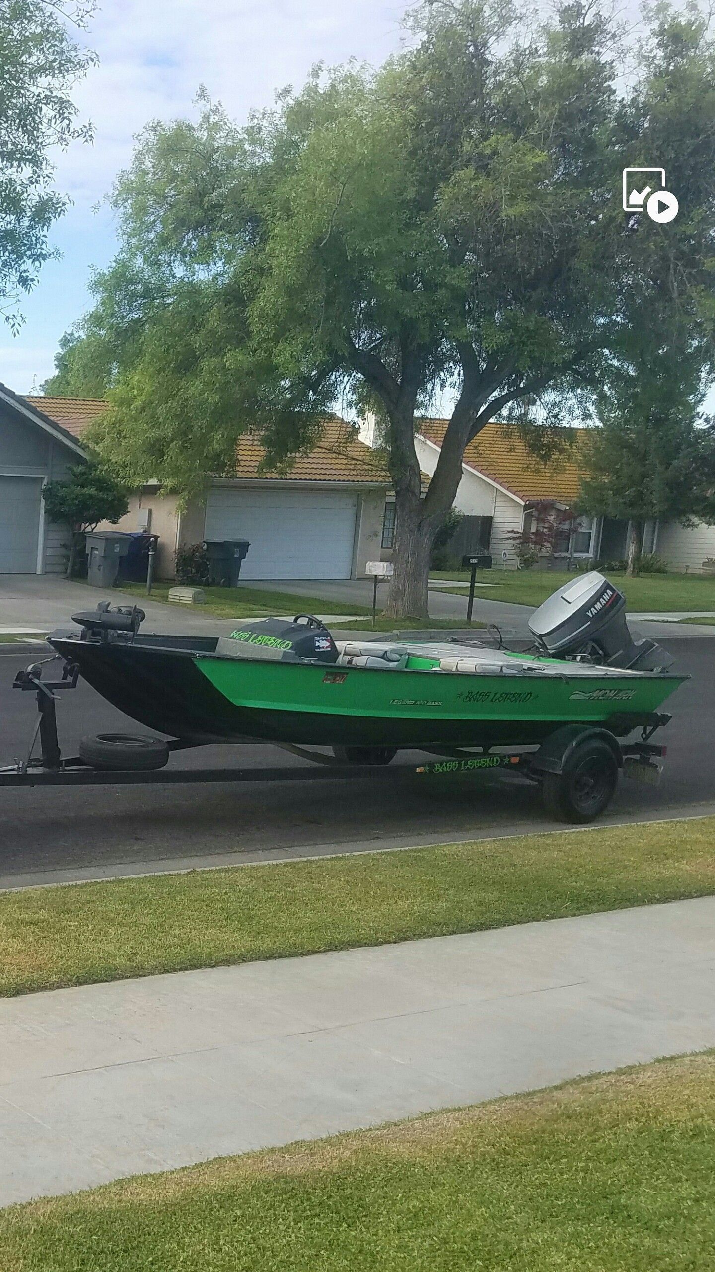 Monark Fishing Legend fishing Boat ! DEPENDABLE PEACE OF MIND BUY !