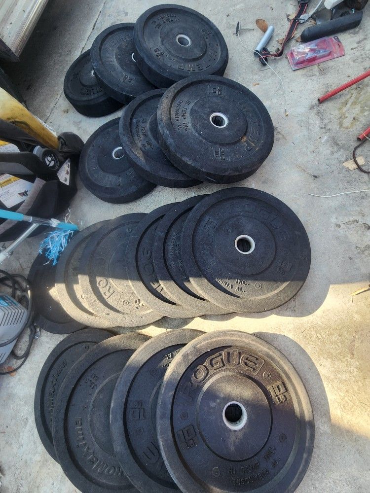 Hi-temp/rogue Bumper Plates
