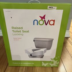 Nova Raised Toilet Seat Brand New