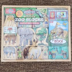 Wooden Zoo Blocks
