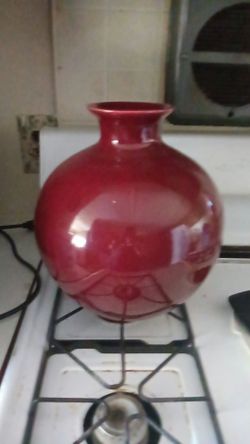 Ruby Red Glass Vase – $30 OBO