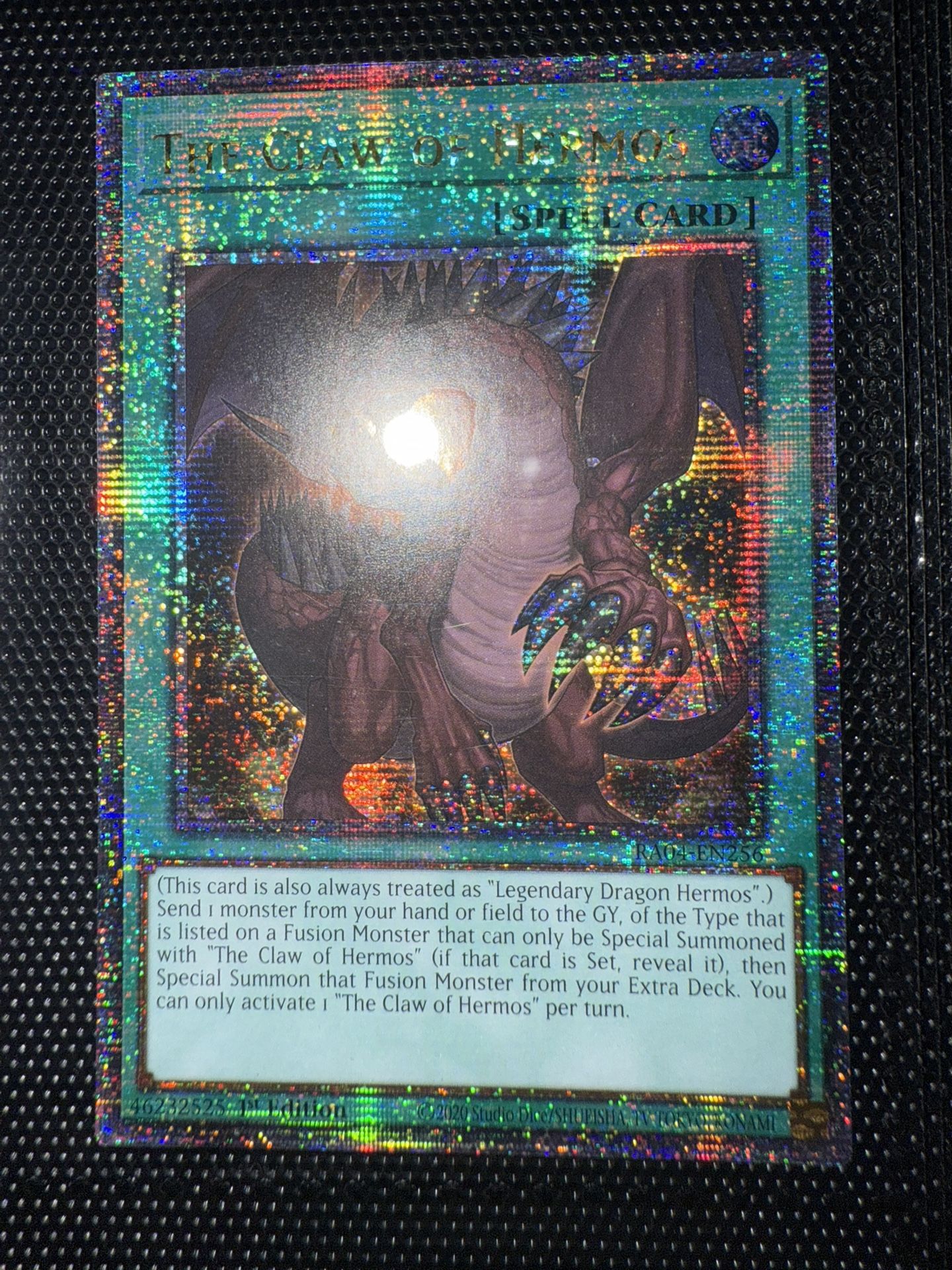 Quarter Century Secret Rare The Claw Of Hermos