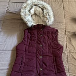 Sherpa lined vest