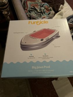 Brand New Big Jaws Inflatable Shark Swimming Pool 