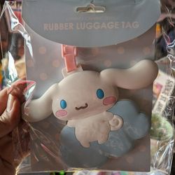 New In Packaging, Sanrio Cinnamoroll Rubber Luggage Tag $15