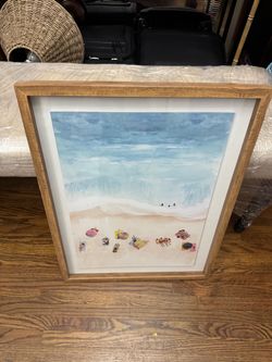 The beach frame picture