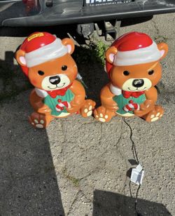 Christmas Holiday Living 22.05-in Bear blow mold with White LED Lights