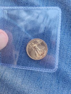 GOLD EAGLE 1 TENTH OF OUNCE 22 CARAT