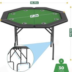 8 Player Game Poker Table