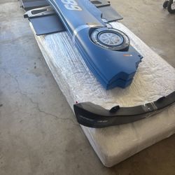 Blue Race Car Kids Bed – Great Conditio