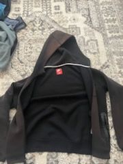 Black Nike tech (bleach stained)