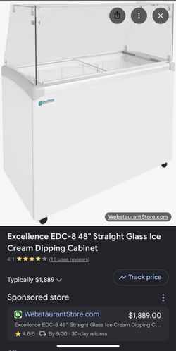 Excellence EDC-8 dipping cabinet