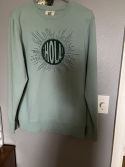 Latino Heritage Month Hola Sweatshirt XS Mint Green