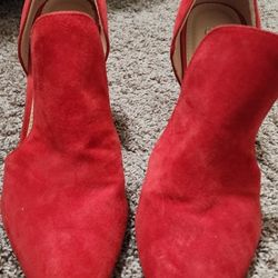 Red Women's Heels Sz 9.5