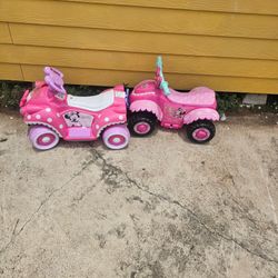 Minnie Mouse Quads Cars need batteries