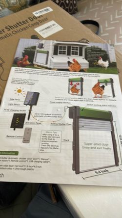 Chicken coop door