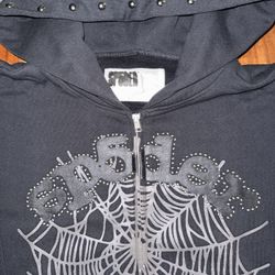 Sp5der Zip Up Hoodie (Size S)