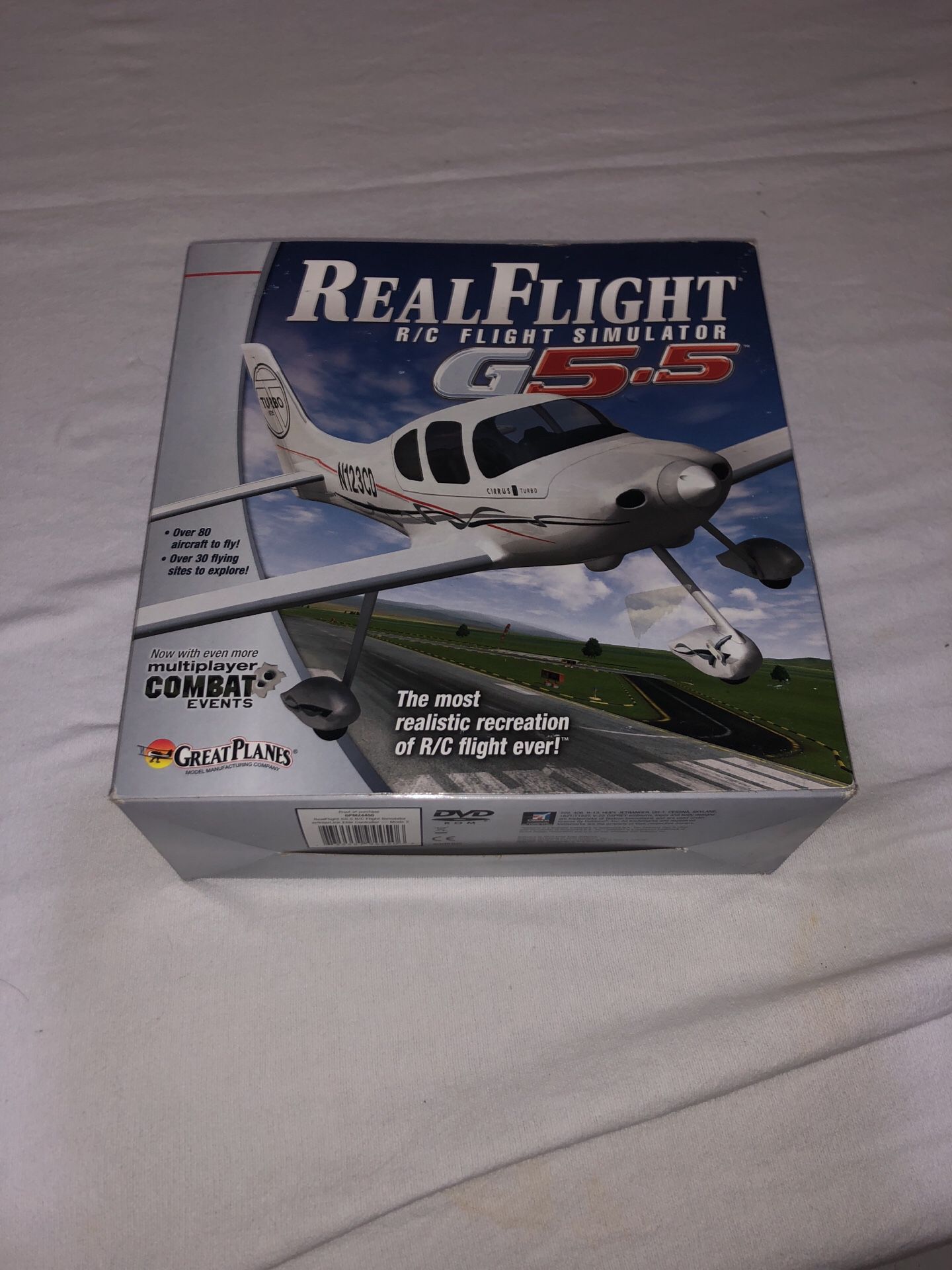 Real flight r/c flight simulator g5.5 I paid 200 used it only once it’s complete everything is new including the cd it’s for pc they sell for