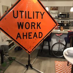 MDI  Traffic  Control - Wind ~Master  18” Aluminum Fold Up