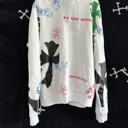 Chrome Hearts Stencil Print Hoodie