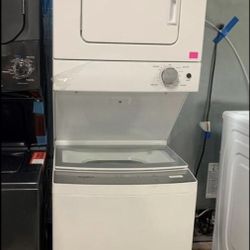 WHIRLPOOL STACKABLE 24” WASHER AND ELECTRIC DRYER 