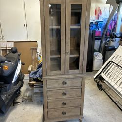 Restoration Hardware Cabinet / Hutch / Bookcase / Tall Dresser