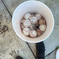 Baseball And Bucket 