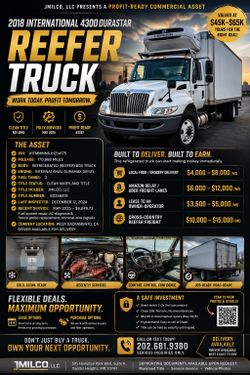 2018 International 4300 Durastar Reefer