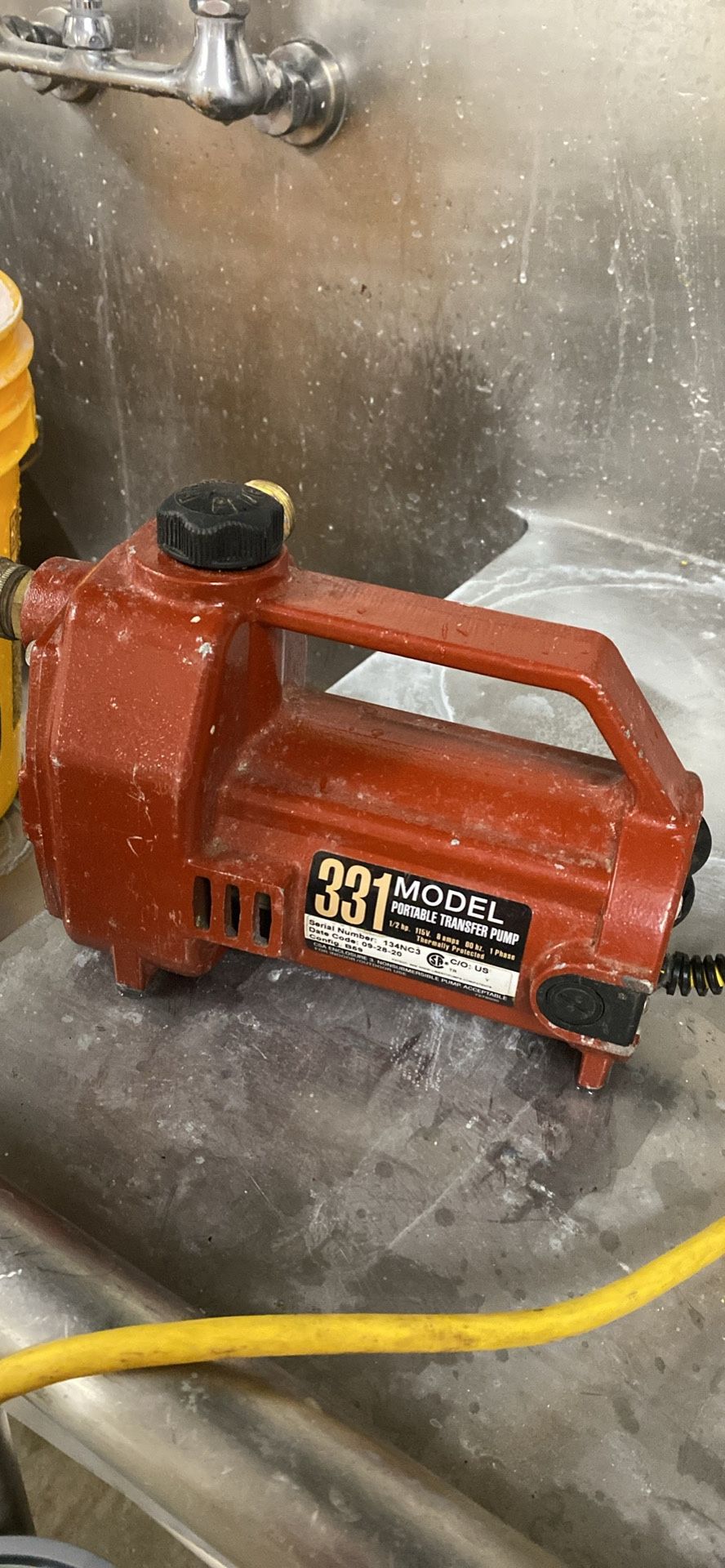 Liberty Pumps Model 331 Portable Transfer Pump