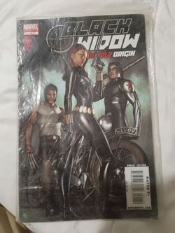 Comic book Black widow