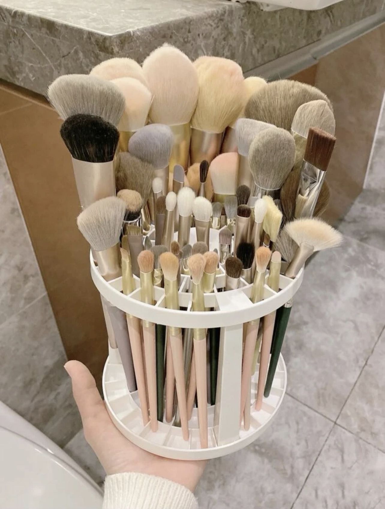 Makeup Brush Storage Stand, Plastic Rack For Eyeliner, Cosmetic Brush *NEW*