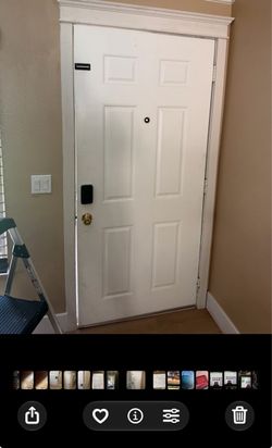 Front solid door