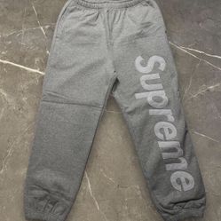 Grey Supreme Joggers