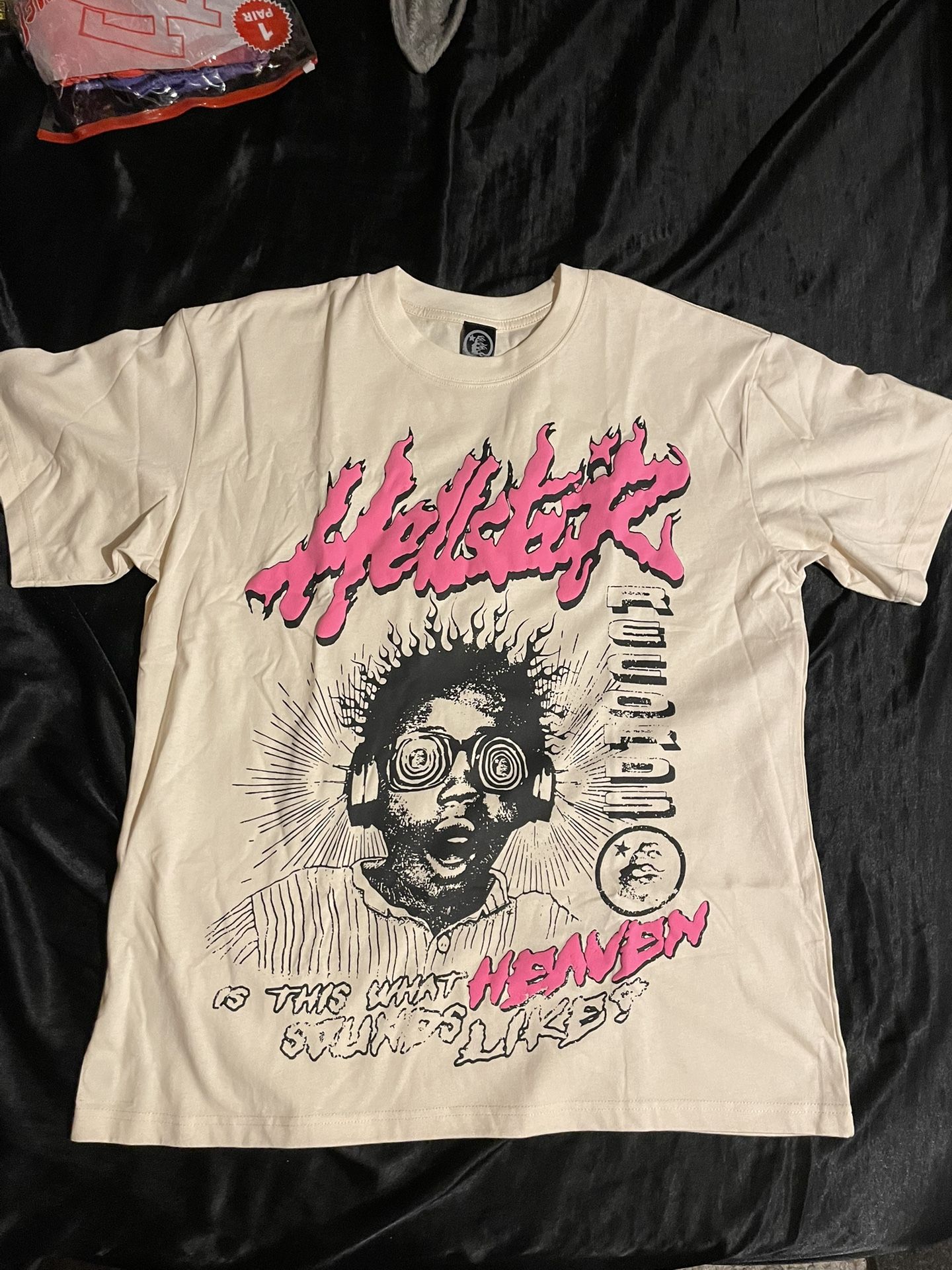 Pink And White Hellstar Shirt