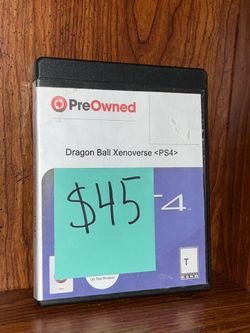 PlayStation 4 5 video game ps5 ps4 For Sale Dragon Ball Xenoverse
