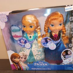 Disney Frozen Singing Sisters Anna & Elsa Exclusive Version Brand New
