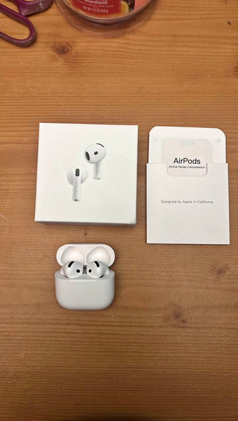 Apple AirPods 4 Wireless Earbuds with Charging Case!