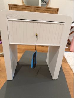 White nightstand