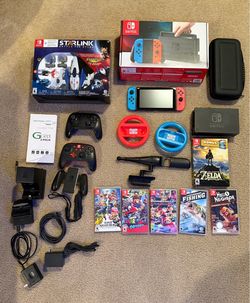 Nintendo Switch Bundle with Games and Accessories