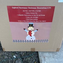 Snow Man Christmas Decoration