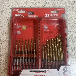 Milwaukee 23 Piece Drill Bit Set 